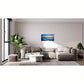Beach Blue Sky Ocean Sunset Wall Art canvas office home room framed 120x60cm