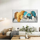Ginkgo Leaves in Various Colors Wall Art Canvas Office Home Room Framed 120x60cm