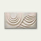 Curved Sculpture Abstract Paint Wall Art Canvas Office Home Room Framed 80x45cm