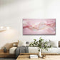 Soft Pink Abstract Fluid Wave Wall Art Canvas Office Home Room Framed 120x60cm