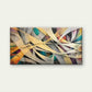 Featuring Geometric Shapes Wall Art Canvas Office Home Room Framed 80x45cm