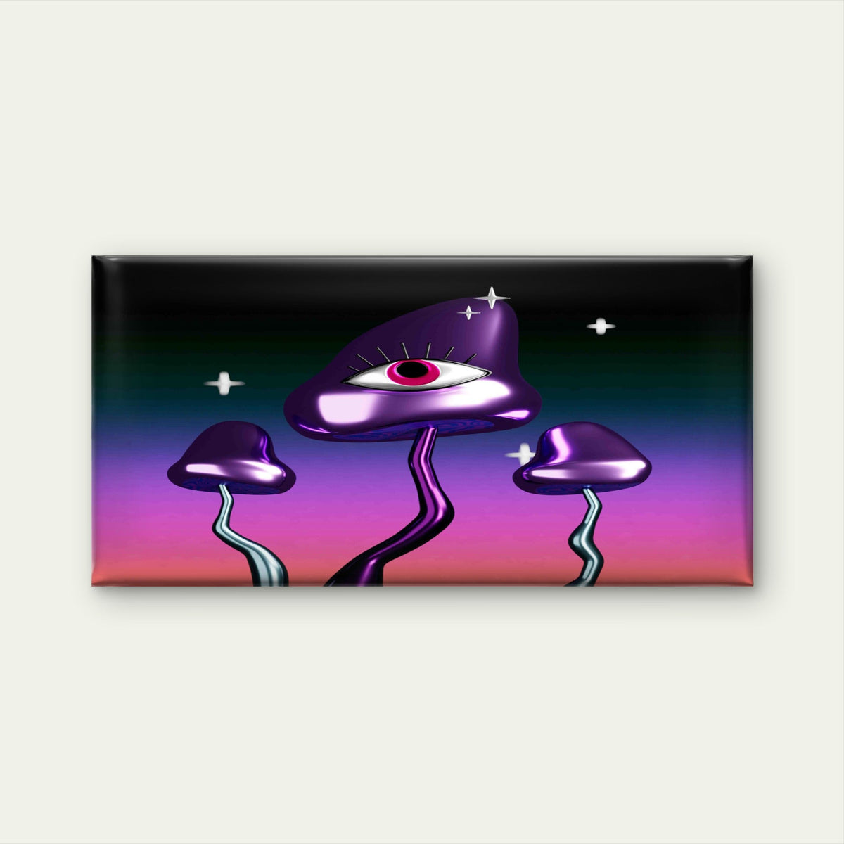 Third Eye Awakening Wall Art Canvas Office Home Room Framed 80x45cm