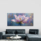 Pink & Purple Lotus Flower Wall Art Canvas Office Home Room Framed 120x60cm