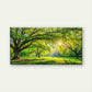 Sunshine Filtering Through TreesWall Art Canvas Office Home Room Framed 80x45cm