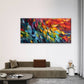 Abstract Colorful Feather Wall Art wall canvas office home room framed 120x60cm