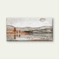 Minimalist Boho Desert Land Wall Art Canvas Office Home Room Framed 80x45cm