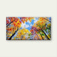 Abstract with Vibrant Autumn Wall Art Canvas Office Home Room Framed 120x60cm