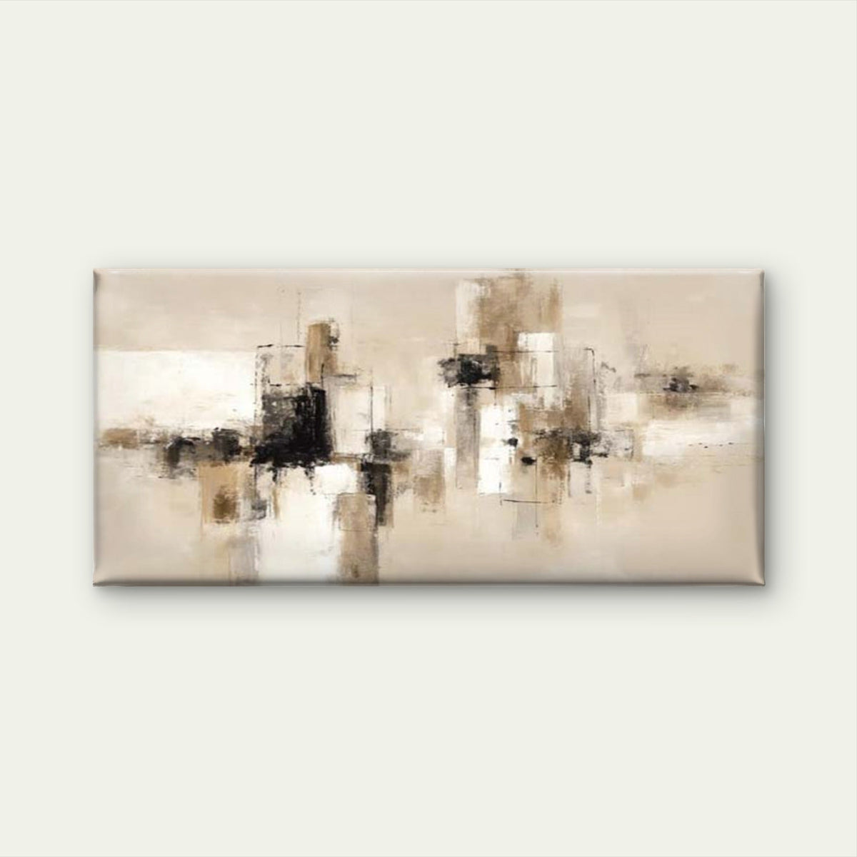 Modern Abstract Geometric Wall Art Canvas Office Home Room Framed 120x60cm
