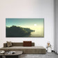 Tranquil Coastal Scene Wall Art Canvas Office Home Room Framed 120x60cm