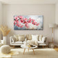 Pink Cherry Blossom Sakura Branch Wall Art Canvas Office Home Framed 120x60cm