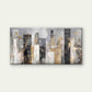 Black White Abstract Cityscape Wall Art Canvas Office Home Room Framed 120x60cm