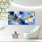 Modern Navy to Sky Blue Ombre Wall Art Canvas Office Home Room Framed 120x60cm