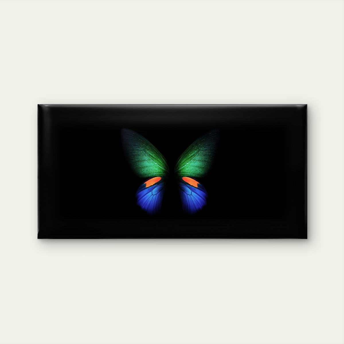 The Glowing Butterfly Wings Wall Art Canvas Office Home Room Framed 120x60cm