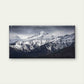 Majestic Snow Capped Peaks Wall Art Canvas Office Home Room Framed 120x60cm
