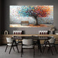 Creativity, Love Tree Wall Art wall canvas office home room framed 120x60cm