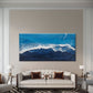 Ocean Waves And Sea Surf Wall Art Canvas Office Home Room Framed 80x45cm
