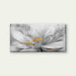 Abstract White Lotus Gold Flower Wall Art Canvas Office Home Framed 120x60cm