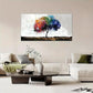 Tree Vibrant Colorful Grasses Wall Art canvas office home room framed 120x60cm