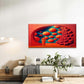Web With Raindrops Wall Art Canvas Office Home Room Framed 120x60cm