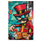 Street Art Graffiti Playing Card Gentleman Print 100% Australian Made 40x60cm Stretched Canvas Ready to Hang