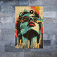 Wearing Sunglass & Boy Pop Art Print 100% Australian Made 40x60cm Stretched Canvas Ready to Hang