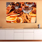 Star Anise & Cinnamon With Orange Print 100% Australian Made Stretched Canvas Ready to Hang - KR-110