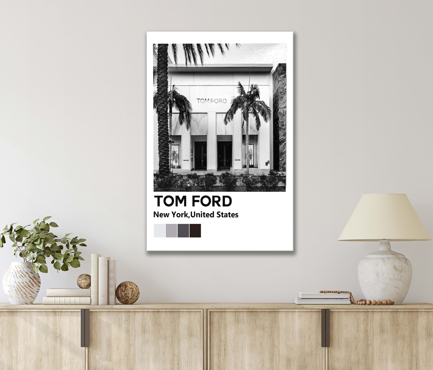 Art Of Tom Ford Establishment Print 100% Australian Made 40x60cm Stretched Canvas Ready to Hang