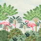 Pink Flamingo Tropical Jungle Wall Art Canvas Office Home Room Framed 120x60cm