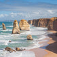 Breathtaking view of the Twelve Apostles, Great Ocean Road Print 100% Australian Made Stretched Canvas Ready to Hang - AU-110