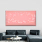 Ice Cubes Pattern Wall Art Canvas Office Home Room Framed 80x45cm