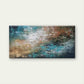 Abstract Painting with Vibrant Wall Art Canvas Office Home Room Framed 120x60cm