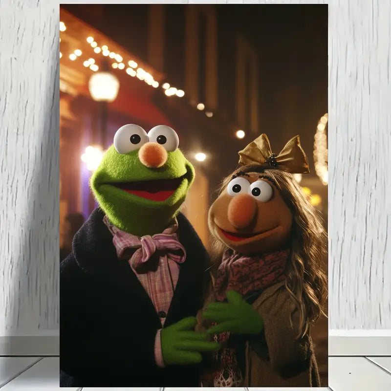 Muppet Show Canvas  Print 100% Australian Made 40x60cm Stretched Canvas Ready to Hang