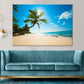 Untouched tropical beach in Sri Lanka Print 100% Australian Made Stretched Canvas Ready to Hang - BC-111