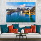 Major Architecture Landmarks in Sydney City Print 100% Australian Made Stretched Canvas Ready to Hang - AU-111