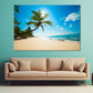 Untouched tropical beach in Sri Lanka Print 100% Australian Made Stretched Canvas Ready to Hang - BC-111