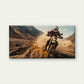 Off Road Dirt Bike Motocross Speed Wall Art Canvas Office Home Framed 120x60cm