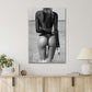 Beautiful Woman By A Beach Print 100% Australian Made 40x60cm Stretched Canvas Ready to Hang