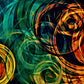 Vibrant Abstract Oil Swirls Wall Art Canvas Office Home Room Framed 120x60cm