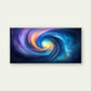 Swirling Sky Design Wall Art Canvas Office Home Room Framed 80x45cm