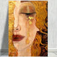 Freya'S Tears Golden Leaf Art Print 100% Australian Made 40x60cm Stretched Canvas Ready to Hang