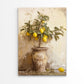 Painting Of a Lemon Tree in a Pot Print 100% Australian Made 40x60cm Stretched Canvas Ready to Hang