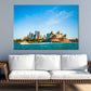 Opera House & city skyline of Sydney Print 100% Australian Made Stretched Canvas Ready to Hang - AU-112