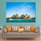 Opera House & city skyline of Sydney Print 100% Australian Made Stretched Canvas Ready to Hang - AU-112