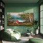 Vintage Offroad Adventure Wall Art Canvas Office Home Room Framed 120x60cm