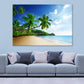 Sunset On Mahe Island, Seychelles Print 100% Australian Made Stretched Canvas Ready to Hang - BC-113