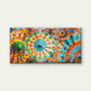 Rainbow Wind Spinner Pinwheels Wall Art Canvas Office Home Room Framed 120x60cm