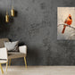 Red Bird on a Branch in The Snow Print 100% Australian Made 40x60cm Stretched Canvas Ready to Hang