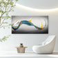 Modern Ocean Wave Wall Art Canvas Office Home Room Framed 120x60cm