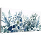 Abstract Floral Watercolors Leaves Wall Art canvas office home room framed 120x60cm