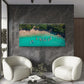 Aerial View Travel Landscape Wall Art Canvas Office Home Room Framed 120x60cm
